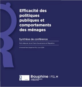 Débat chaire gouvernance et régulation avec Sébastien Delpont